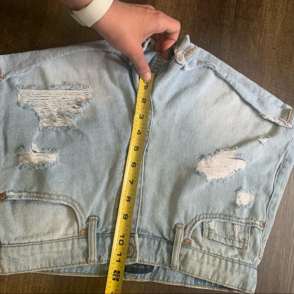 [Aeropostale] Distressed Mom Jean Shorts - Picture 6 of 8